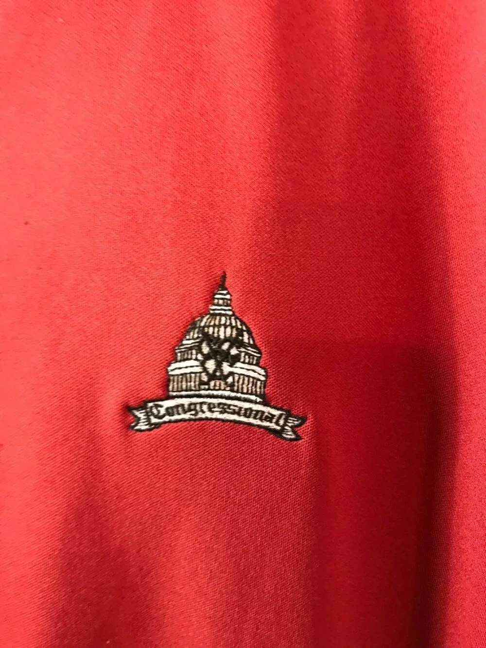Nike AT&T National Congressional Golf Club Athletic Sport Cut Polo Shirt